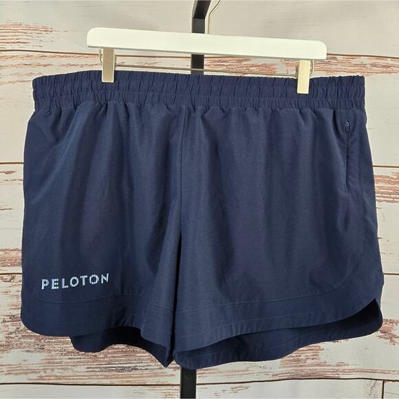 Peloton Velocity Running Shorts Navy Size XXL - Picture 1 of 9